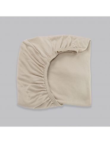 Fiki Miki Prześcieradło bambusowe 75/75 beżowe