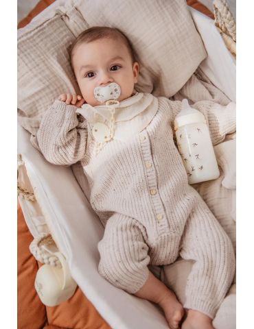 Suavinex smoczek fizjologiczny silikonowy Sx Pro Wild&Free 6-18m 2 szt. beżowy