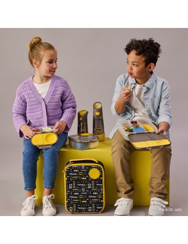 B.Box Butelka termiczna ze słomką 350ml Latte Batman