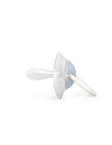 Suavinex smoczek fizjologiczny silikonowy Sx Pro Wild&Free 6-18m 2 szt. świecący niebieski