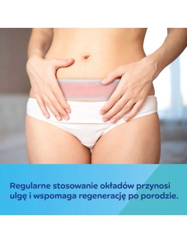 Canpol Babies Okłady żelowe po porodzie do terapii ciepłem i zimnem 2 szt.