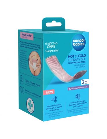 Canpol Babies Okłady żelowe po porodzie do terapii ciepłem i zimnem 2 szt.