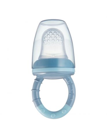 Canpol Babies Silikonowa siateczka do podawania pokarmów niebieska