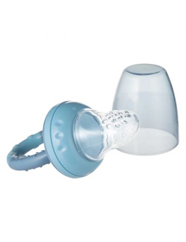 Canpol Babies Silikonowa siateczka do podawania pokarmów niebieska