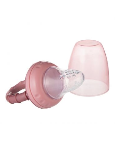 Canpol Babies Silikonowa siateczka do podawania pokarmów różowy