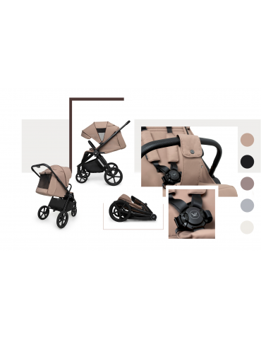 Muuvo Go Wózek spacerowy Black