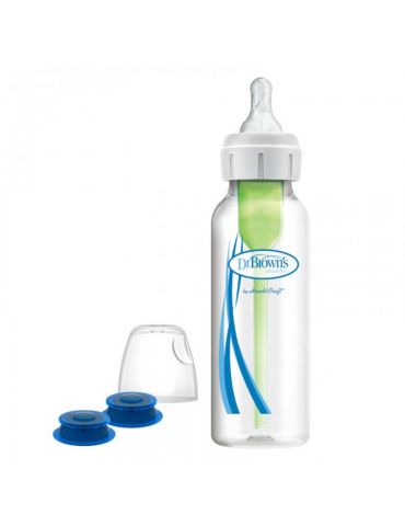Dr Brown's Butelka standard ze specjalnym systemem do karmienia niemowląt z rozszczepem wargi lub podniebienia 250 ml