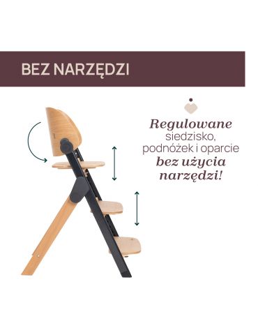 Chicco Krzesełko do karmienia ewolucyjne Meraviglia Ebony