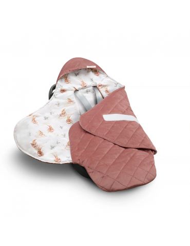 Yosoy Otulacz do fotelika samochodowego welur Tutu rabbits