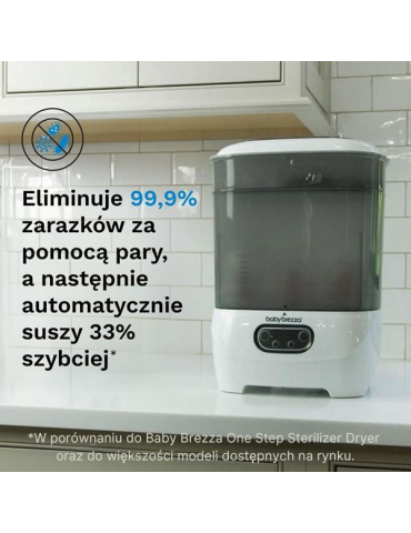 Baby Brezza Sterylizator i suszarka do butelek - Sterilizer Dryer Advanced