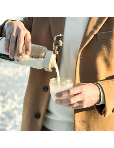 My Baby Bottle Przenośny podgrzewacz do butelek, wody i mleka dla dzieci - biały