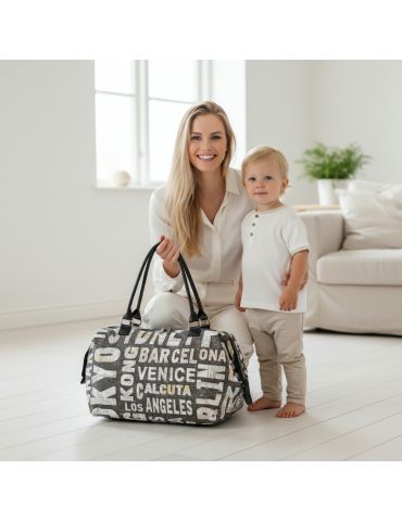 Adamex Torba podróżna Miu-Mio Mapy świata