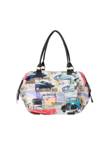 Adamex Torba podróżna Miu-Mio Samochody niebieskie