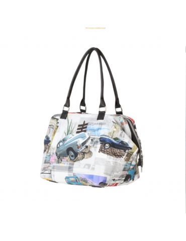 Adamex Torba podróżna Miu-Mio Samochody niebieskie