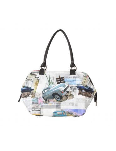 Adamex Torba podróżna Miu-Mio Samochody niebieskie