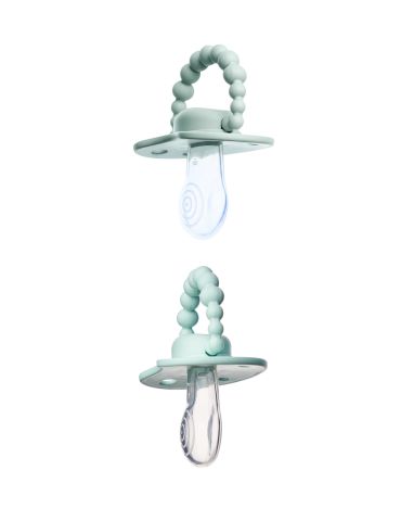 Luu Kids Zestaw smoczków 0-3m+ Frozen sage - Vivid mint