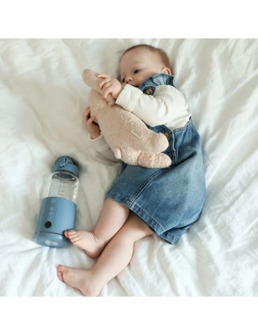 My Baby Bottle Przenośny podgrzewacz do butelek, wody i mleka dla dzieci - niebieski