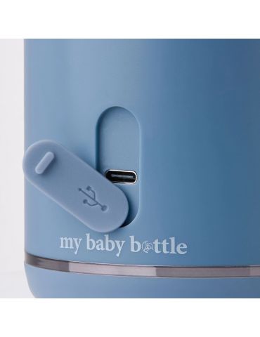 My Baby Bottle Przenośny podgrzewacz do butelek, wody i mleka dla dzieci - niebieski