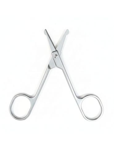 Bocioland Nożyczki niemowlęce ze stali nierdzewnej