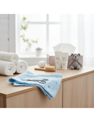 Bocioland Nożyczki niemowlęce ze stali nierdzewnej