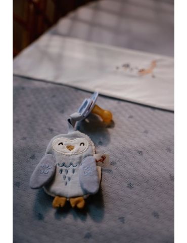 Little Dutch Letni kocyk muślinowy 70x100 cm Pure Denim Blue