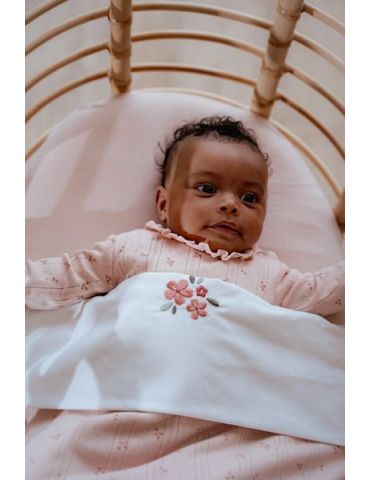 Little Dutch Letni kocyk muślinowy 70x100 cm Pure Blossom