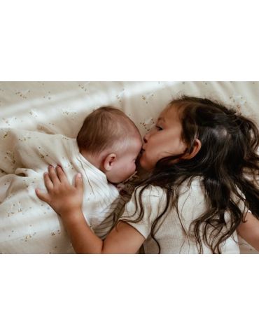 Little Dutch Letni kocyk muślinowy 70x100 cm Little Goose