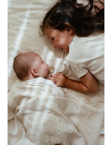 Little Dutch Letni kocyk muślinowy 70x100 cm Little Goose