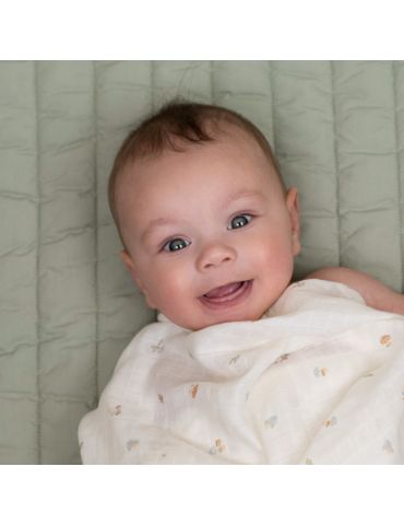 Little Dutch Otulacz muślinowy 120x120 cm Forest Treasures