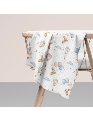 Bocioland Pieluszki muślinowe 70x70 beż 3szt.