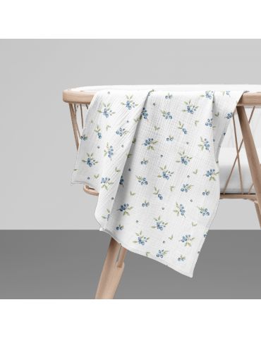 Bocioland Pieluszki muślinowe 70x70 zielony 3szt.