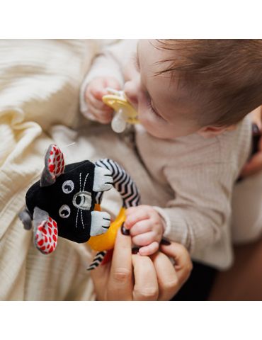 BabyOno Grzechotka kontrastowa Mouse