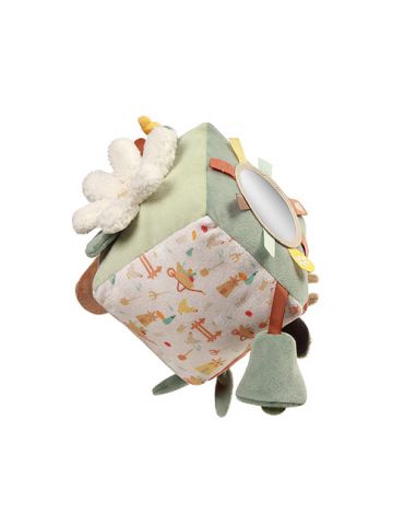 BabyOno Kostka sensoryczna Krowa Cow Bingo