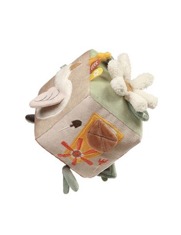 BabyOno Kostka sensoryczna Krowa Cow Bingo