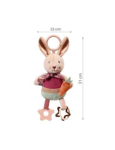 BabyOno Zawieszka sensoryczna do wózka Królik Rabbit Karo