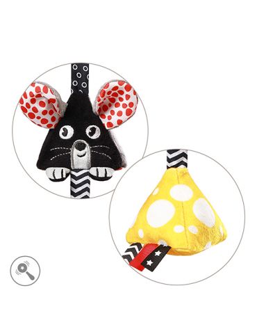BabyOno Zawieszka kontrastowa Mouse