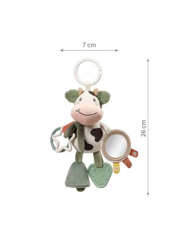 BabyOno Zawieszka do wózka Krowa Cow Bingo