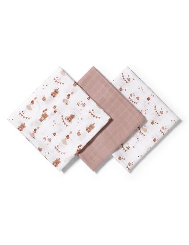 BabyOno Pieluszki bambusowe miś brązowy