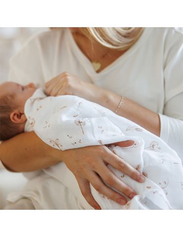 BabyOno Pieluszki bambusowe dmuchawce beżowe