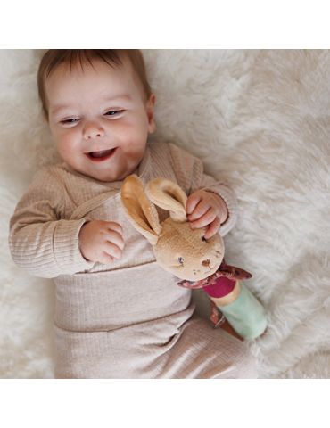 BabyOno Piszczek z gryzakiem Królik Rabbit Karo