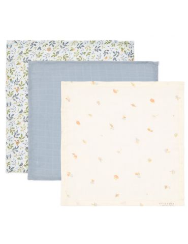 Little Dutch Chusteczki muślinowe 25x25 cm Forest Friends