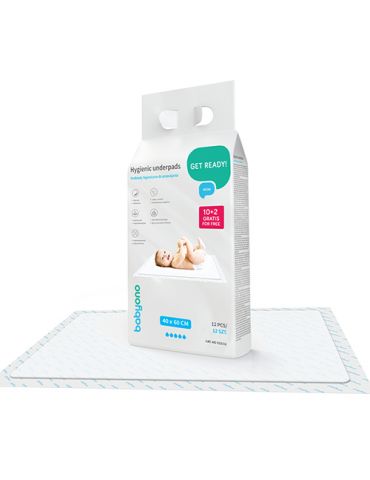 BabyOno Podkłady higieniczne do przewijania 40x60 10szt. + 2 gratis