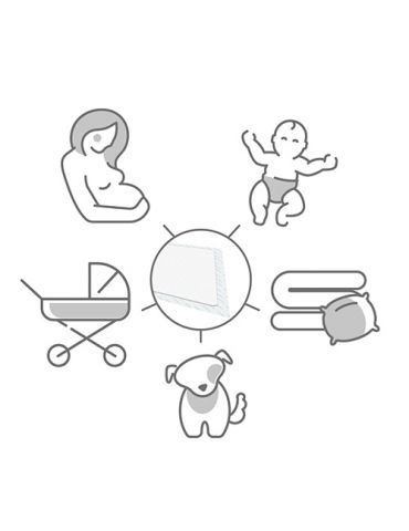 BabyOno Podkłady higieniczne do przewijania 60x90 10szt. + 2 gratis