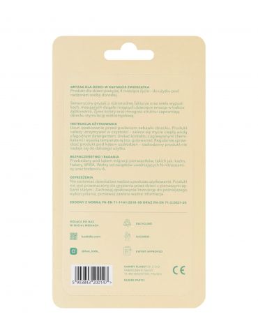 Luu Kids Gryzak dla dzieci Gigi the fish Frozen Sage