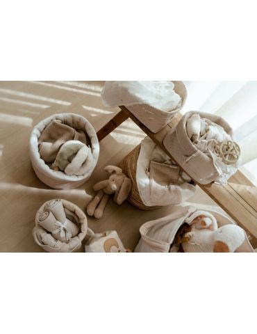 Little Dutch Otulacz muślinowy 120 x 120 cm Pure Soft Beige