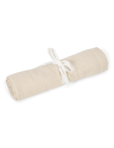 Little Dutch Otulacz muślinowy 120 x 120 cm Pure Soft Beige