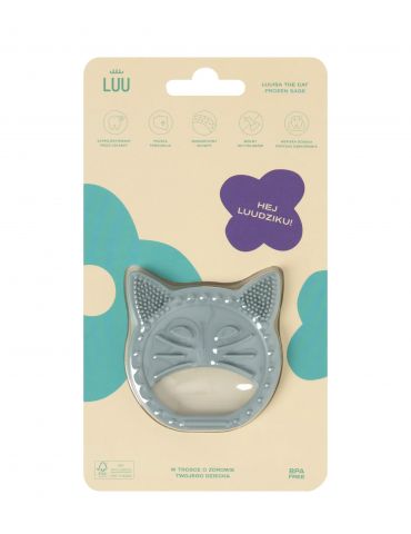 Luu Kids Gryzak dla dzieci Luuisa The Cat Frozen Sage