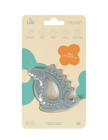 Luu Kids Gryzak dla dzieci Ollie The Dragon Frozen sage