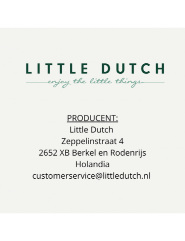 Little Dutch Kocyk 110x140 cm Pure Denim Blue