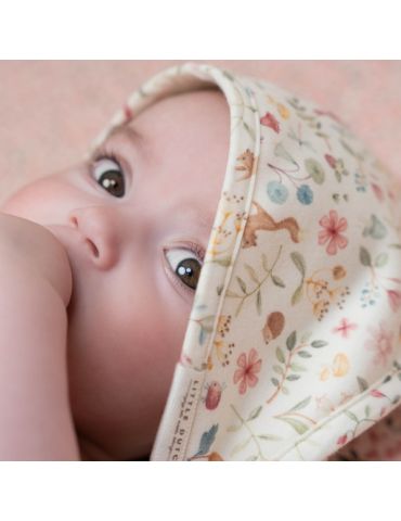 Little Dutch Bawełniany ręcznik z kapturem 100x100 cm Fairy Wonders